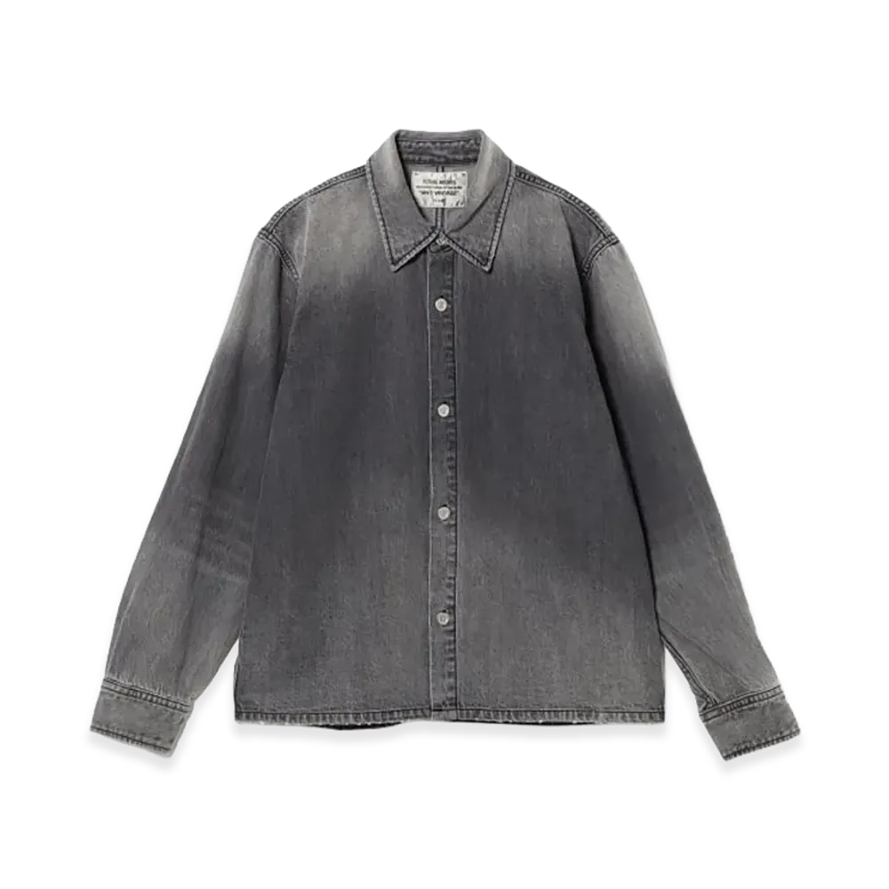 BEAMS FUTURE ARCHIVE / Fade Denim Shirts "Black"