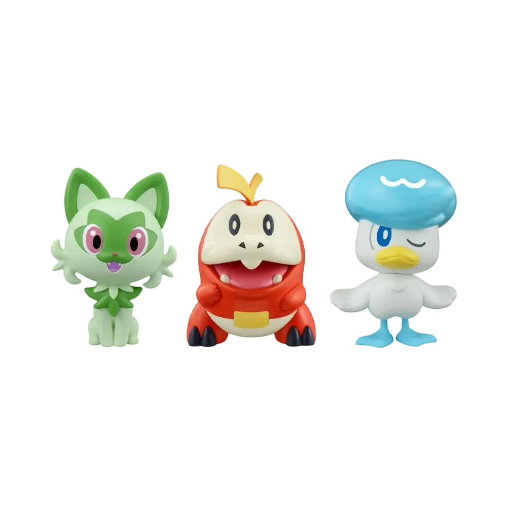 BANDAI "Pokemon Model Kit Quick!!" -Pokemon- 18+19+20 Nyaoha & Kwass & Hogeta set