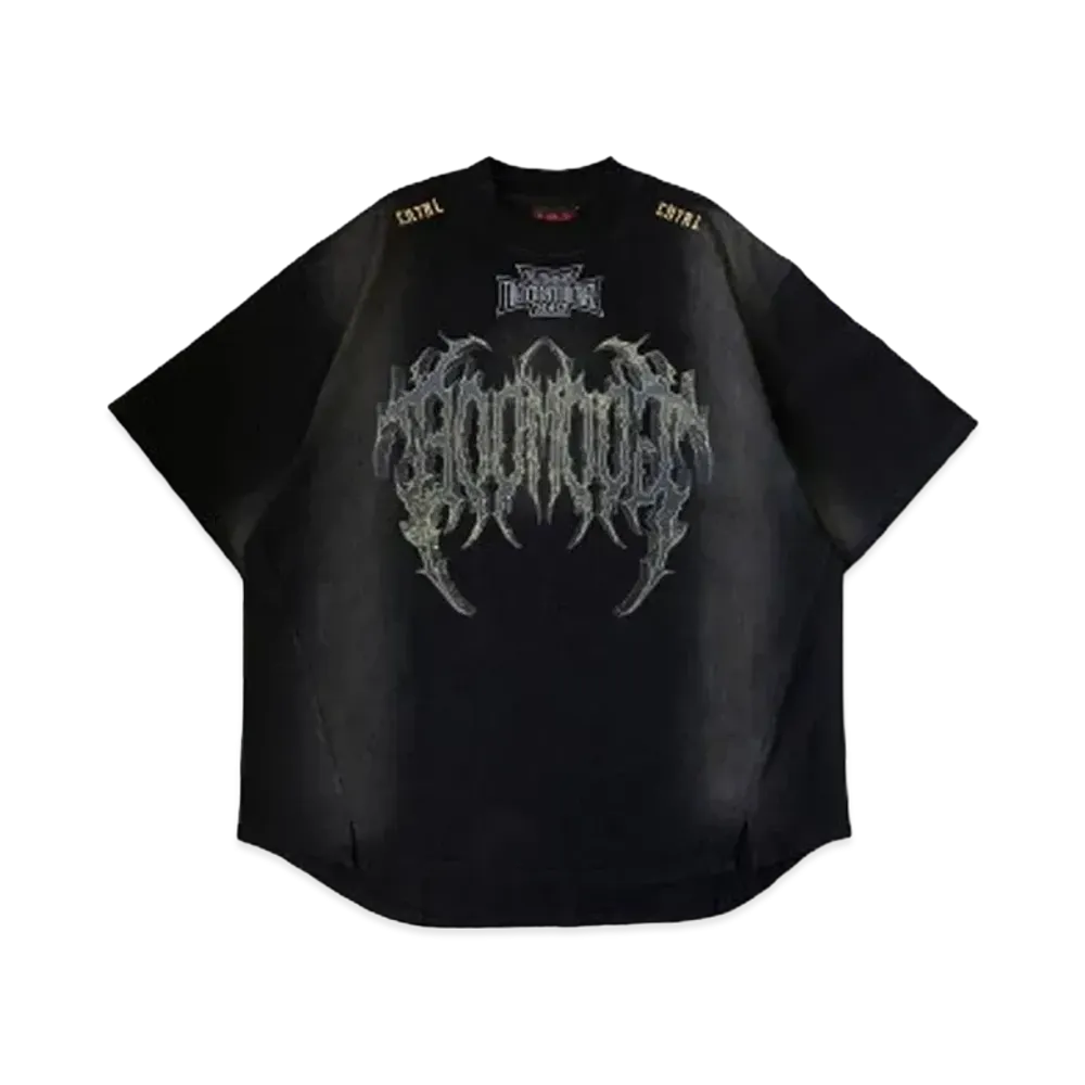 T.C.R BY TOUCHER T.C.R GOD MODE DAMAGE S/S TEE "BLACK"