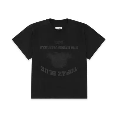 MM6 Maison Margiela Men's Topaz Blue T-Shirt "Black"