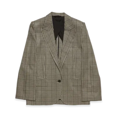 Acne Studios Single Breasted Jacket Regular Fit "Multi/Brown"
