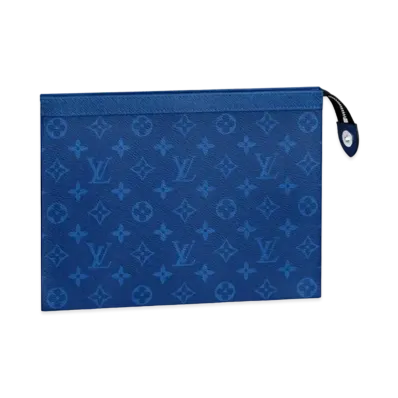 Louis Vuitton Pochette Voyage MM Taigarama "Cobalt"