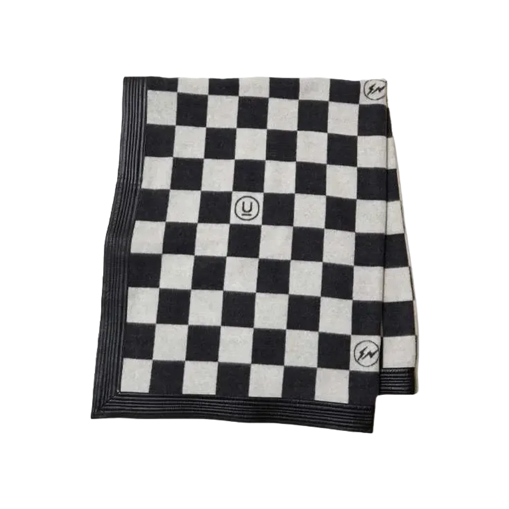 UNDERCOVER x FRAGMENT Cashmere Wool Blanket "Black CK"