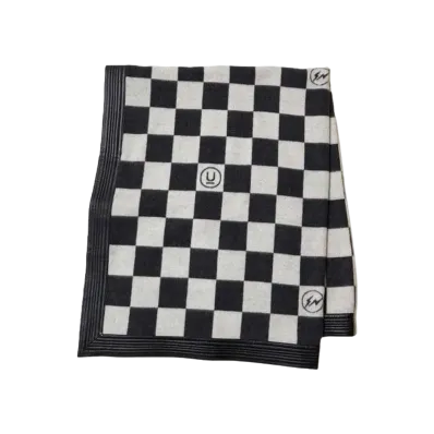 UNDERCOVER x FRAGMENT Cashmere Wool Blanket "Black CK"