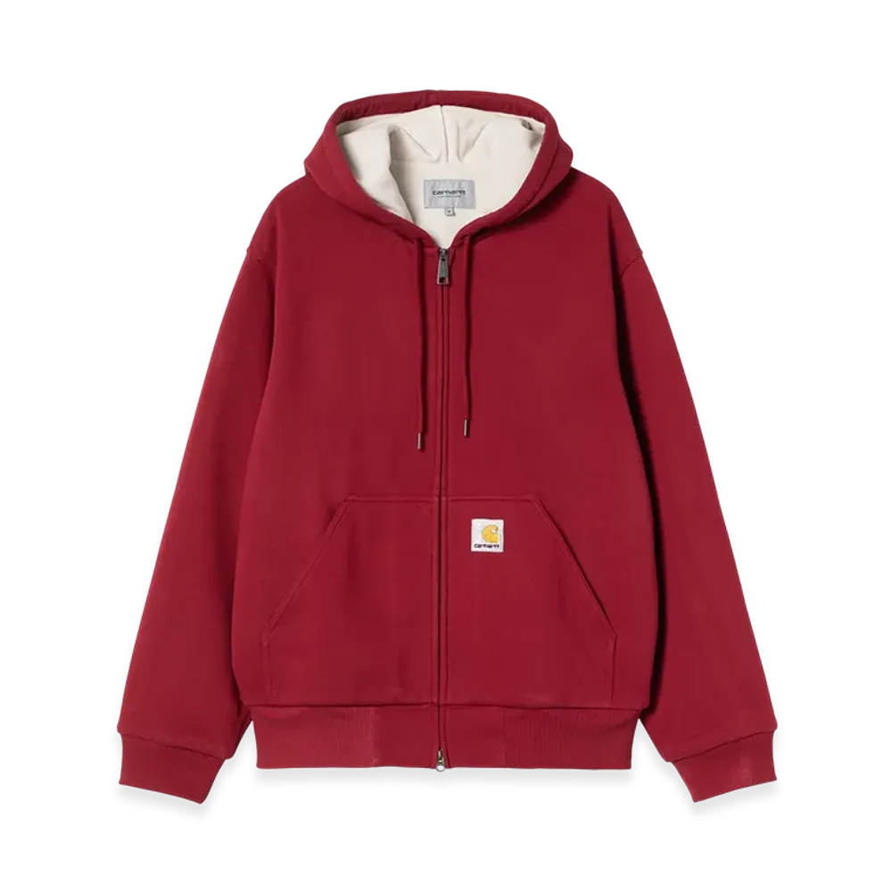Carhartt WIP Active Sweat Jacket "Scarlet(Stone Washed)"