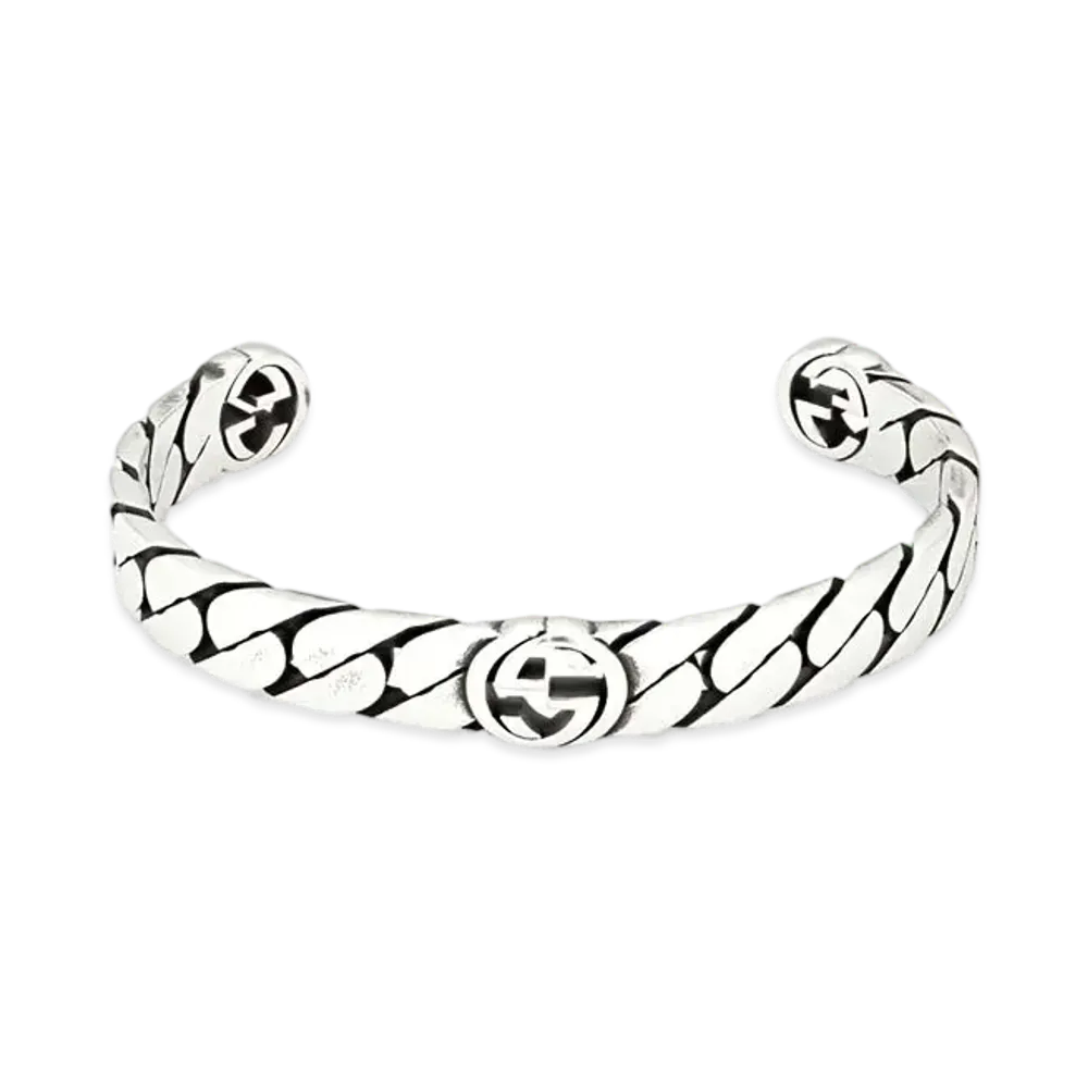 GUCCI Wide Interlocking G Bracelet