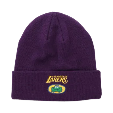 WIND AND SEA x NBA CHAMPIONS x PARAPPA THE RAPPER Knit Cap Lakers "Purple"