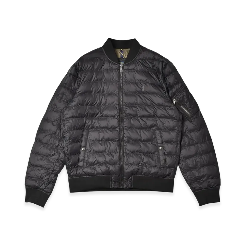 Polo Ralph Lauren Terra Quilted Bomber Jacket MA 1 "Polo Black"