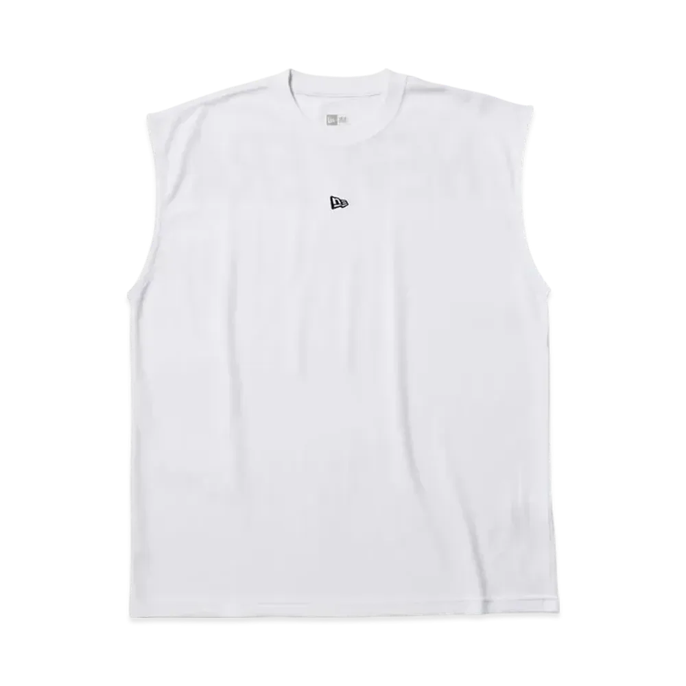 NEW ERA Performance Apparel Oversized French Sleeve Performance T-Shirt Wordmark "White"