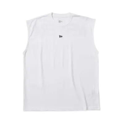 NEW ERA Performance Apparel Oversized French Sleeve Performance T-Shirt Wordmark "White"