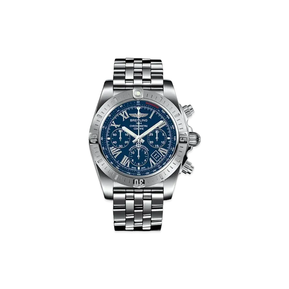 BREITLING CHRONOMAT JSP ROMAN INDEX "Blue"