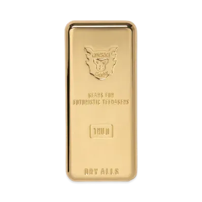 HUMAN MADE Gold Bar Paperweight "Gold"