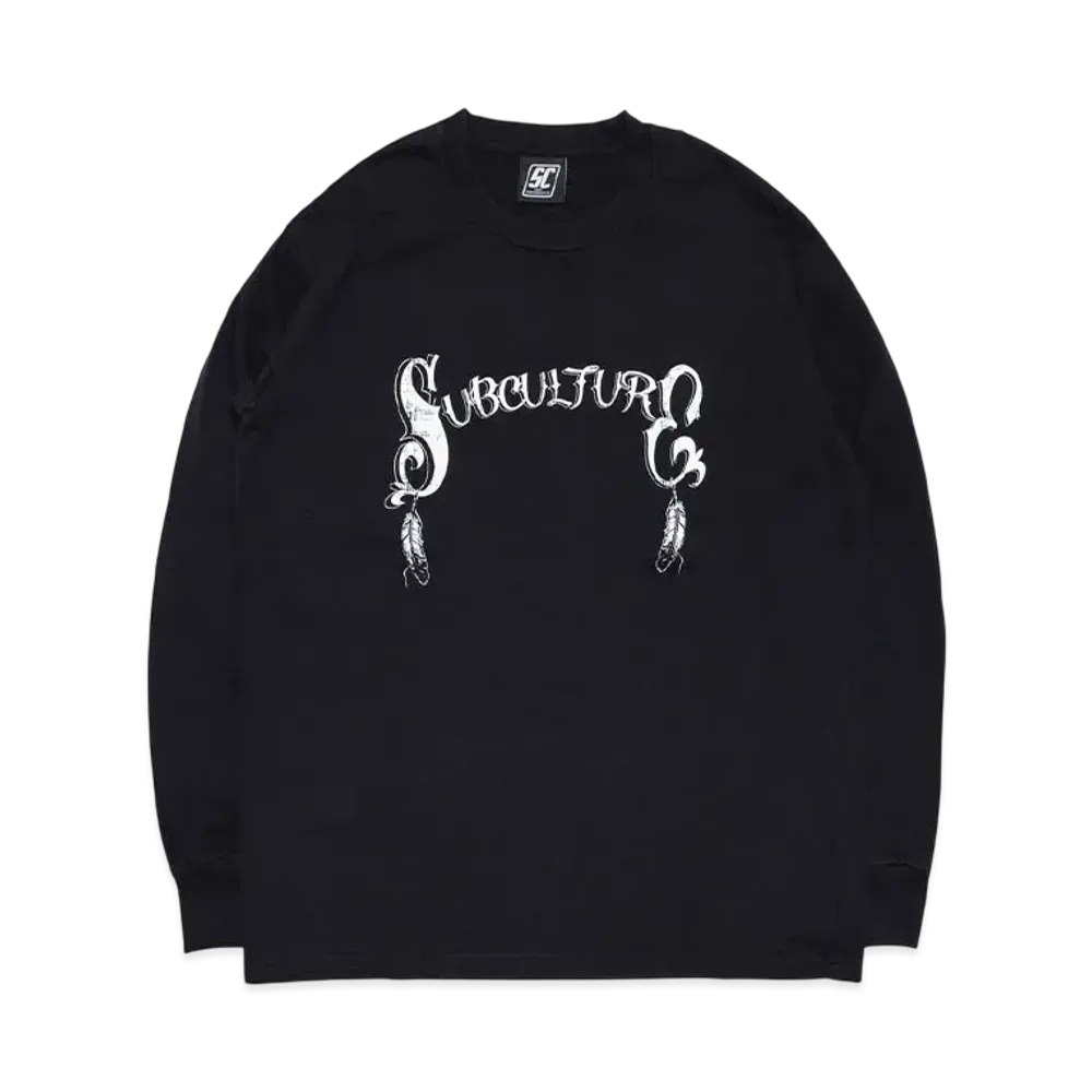 SubCulture Skull Horn Longsleeve T-Shirt "Black"