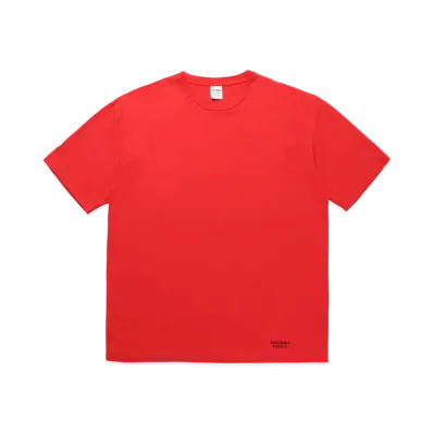 WACKO MARIA Washed Heavy Weight Color T-Shirt "Red"
