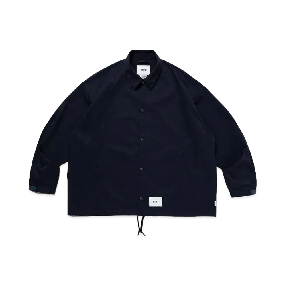 WTAPS Chief /Jacket / Poly. Twill. Sign "Navy"