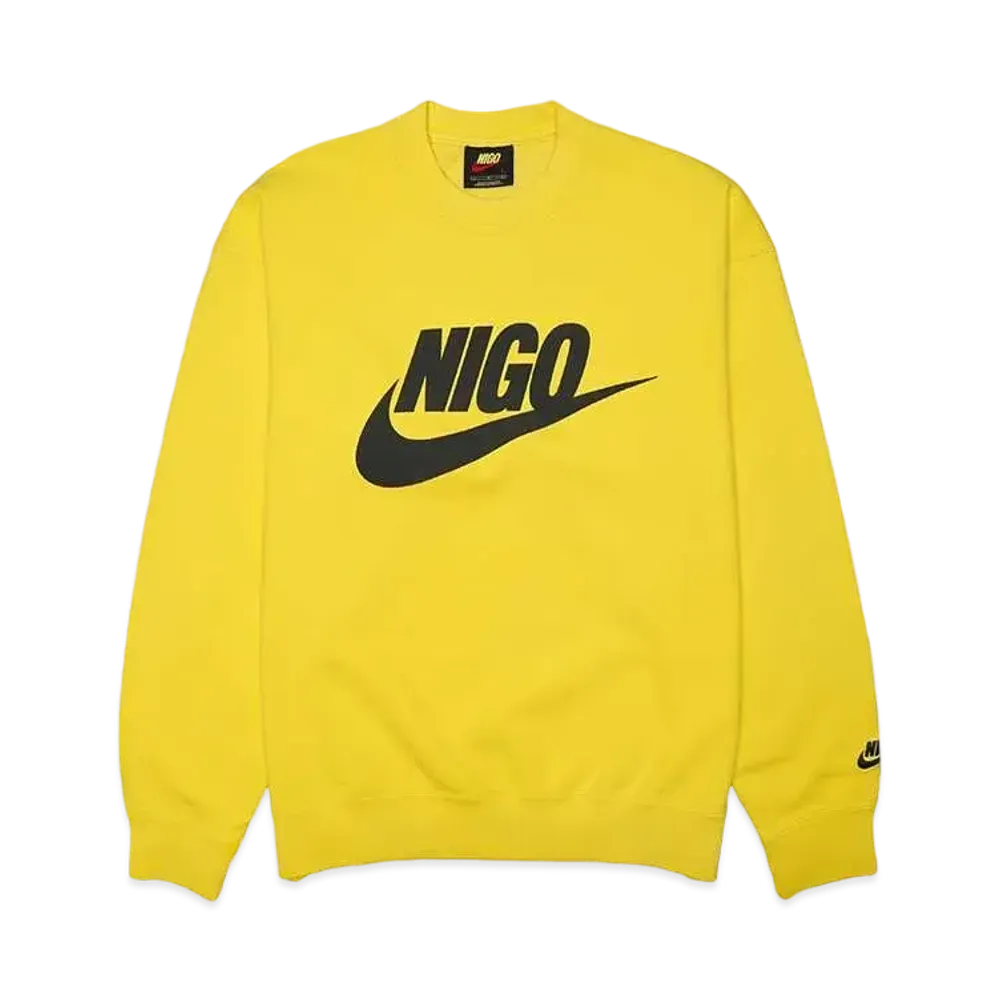 NIGO x Nike NRG Crew Fleece "Yellow"(NIGO)
