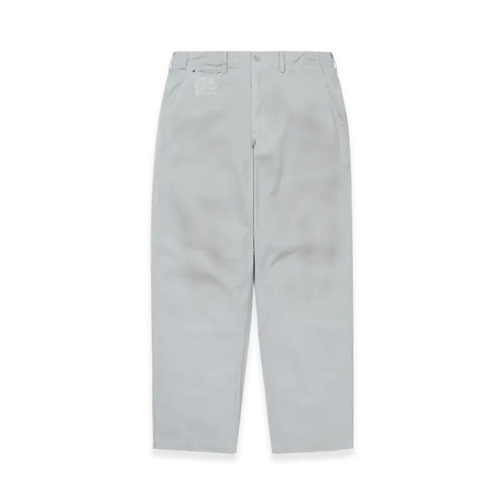 thisisneverthat TNT Daniel Johnston Faded Twill Pant "Light Grey"