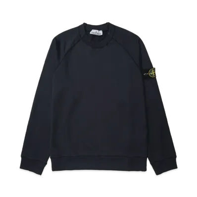 Stone Island Sweatshirt 6100023 Light Organic Cotton Fleece "Navyblue"