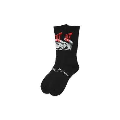 SAINT Mxxxxxx Socks/Eye "Black"