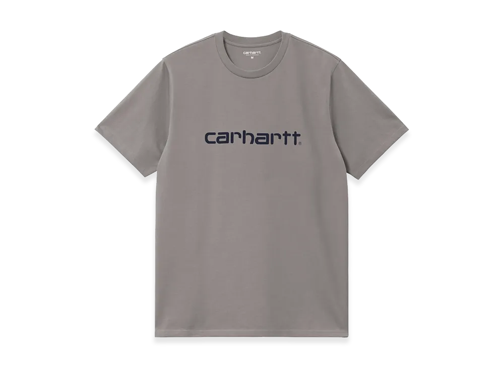 Carhartt WIP S/S Script T-Shirt "Shady Grey/Dark Navy"