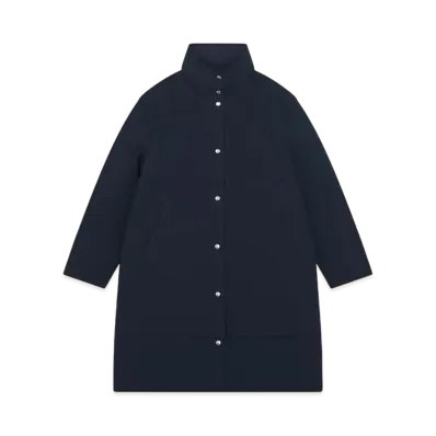 Maison Kitsune Quilted Coat "Navy"