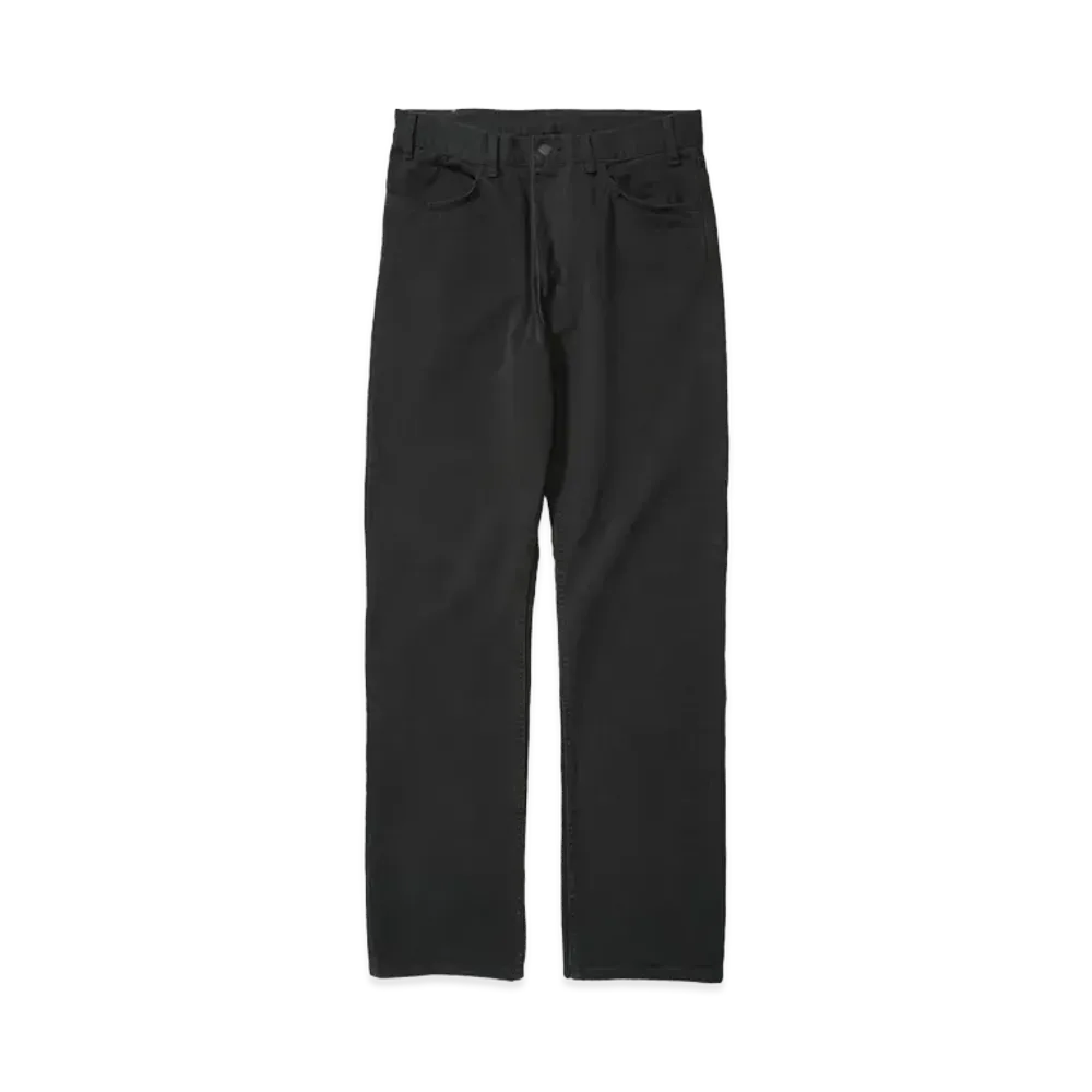 MASSES 5P PANTS TWILL WASH "BLACK"