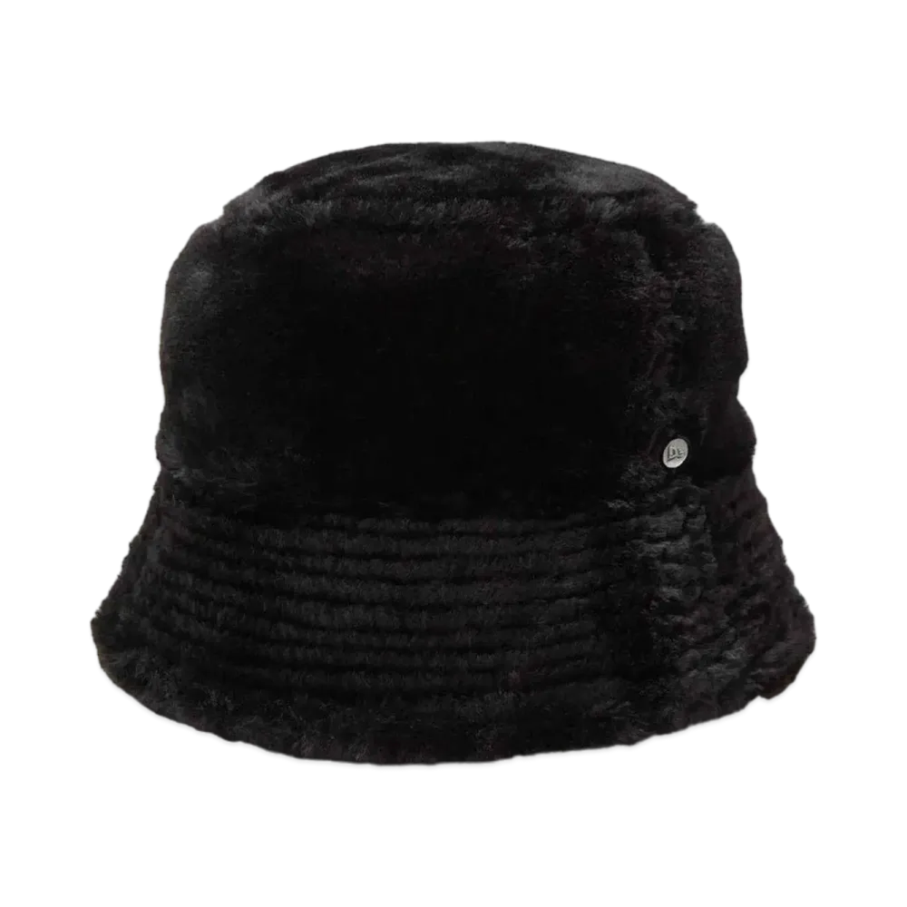 NEW ERA Bucket 01 Sailor Brim Synthetic Fur "Black"