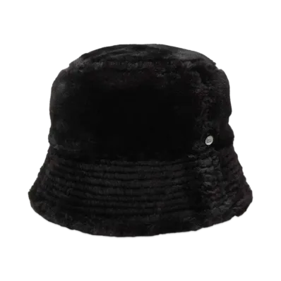NEW ERA Bucket 01 Sailor Brim Synthetic Fur "Black"