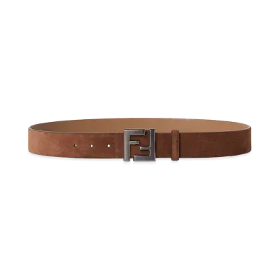 FENDI Squared FF Belt "Brown"
