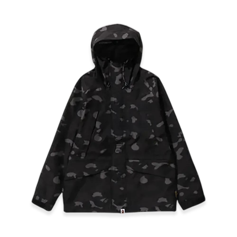 A BATHING APE Gore-Tex Color Camo Snowboard Jacket "Black"