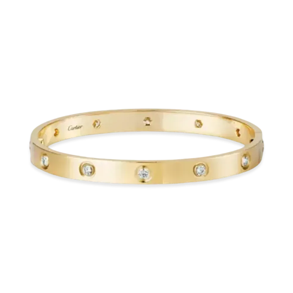 Cartier Love Bracelet, 10 Diamonds