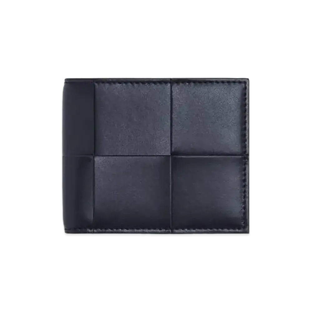 Bottega Veneta Cassette Bi-fold Wallet "Nocturnal/Royal Blue"