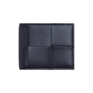 Bottega Veneta Cassette Bi-fold Wallet "Nocturnal/Royal Blue"