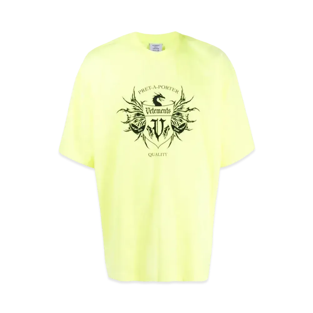 VETEMENTS Pret A Porter Tee "Neon Green"