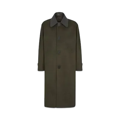 FENDI Men's Coat Mohair & Wool "Green"