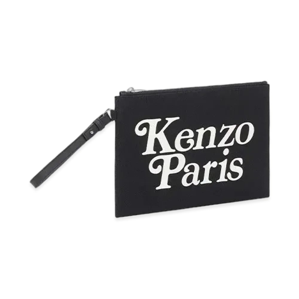 KENZO x VERDY Large Canvas Pouch "Black"