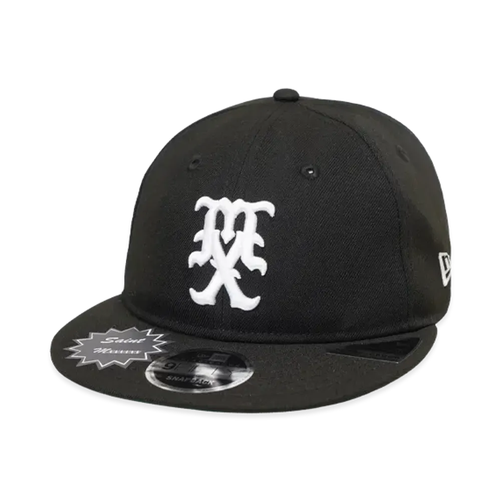 SAINT Mxxxxxx x NEW ERA Retro Crown 9Fifty "Black"