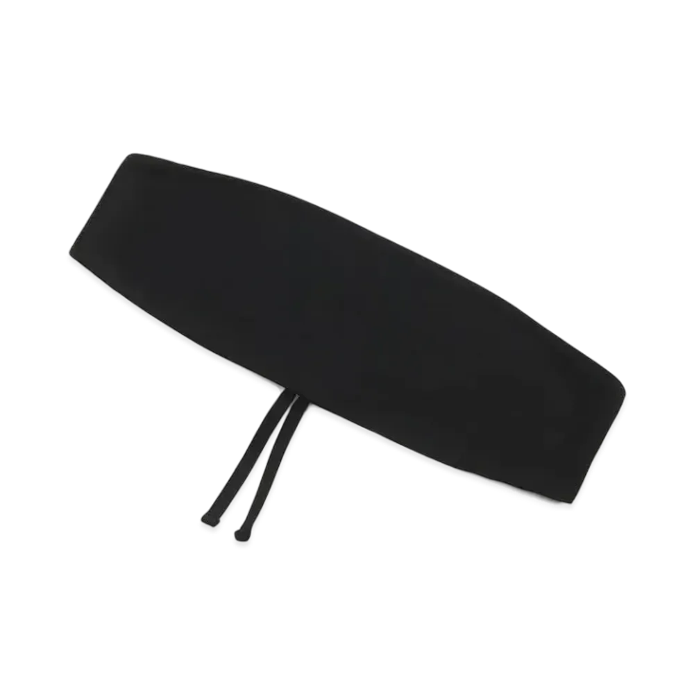 Yohji Yamamoto Y's TRIACETATE SATIN HAIR BAND "Black"