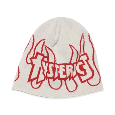 HYSTERIC GLAMOUR Fire Hysteric Beanie "Yellow"