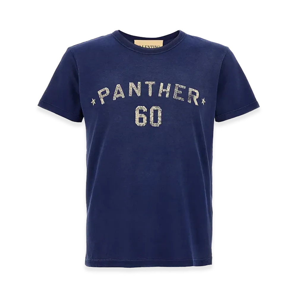 Valentino Garavani 'panther' T-Shirt "Blue"
