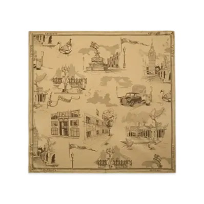 Burberry London Landmark Silk Scarf "Sand"
