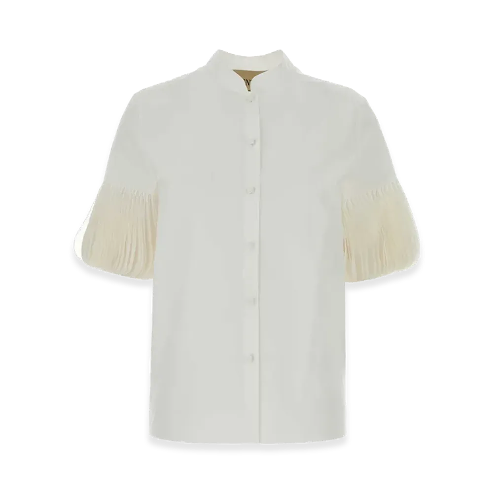 Valentino Women's Embroidered Casual Shirt "White"