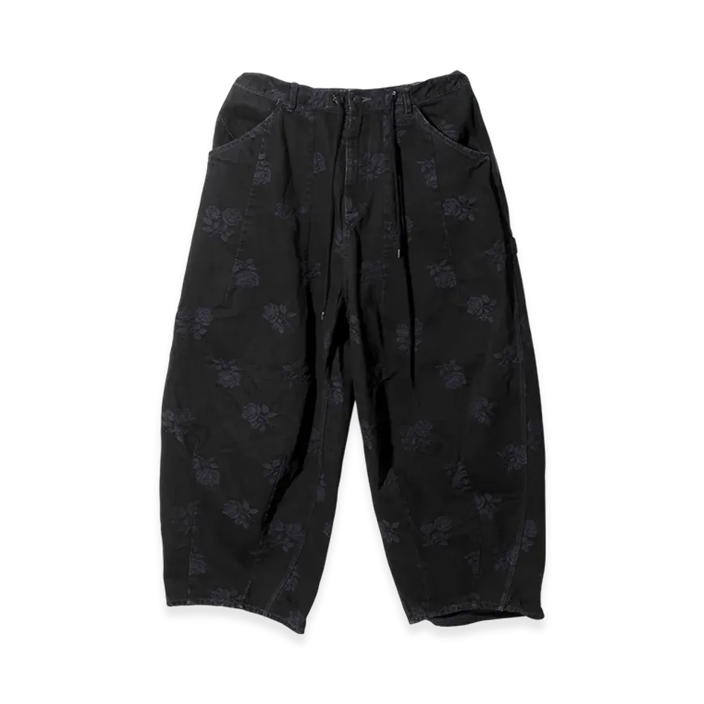 NEEDLES H.D. Pant - Painter/Rose JQ. "Black"
