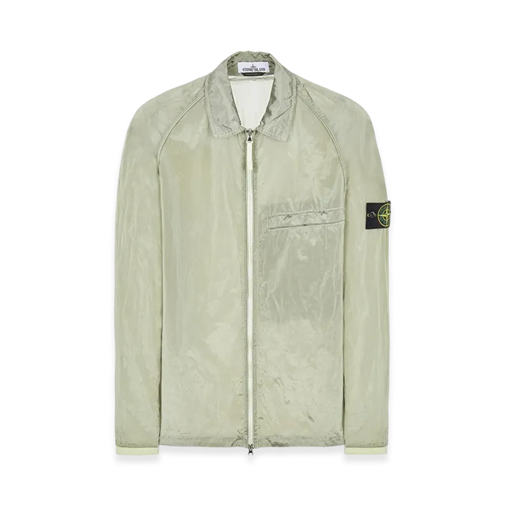 Stone Island 12321 Nylon Metal Garment Dyed Packable Overshirt - 22SS "Light Green"
