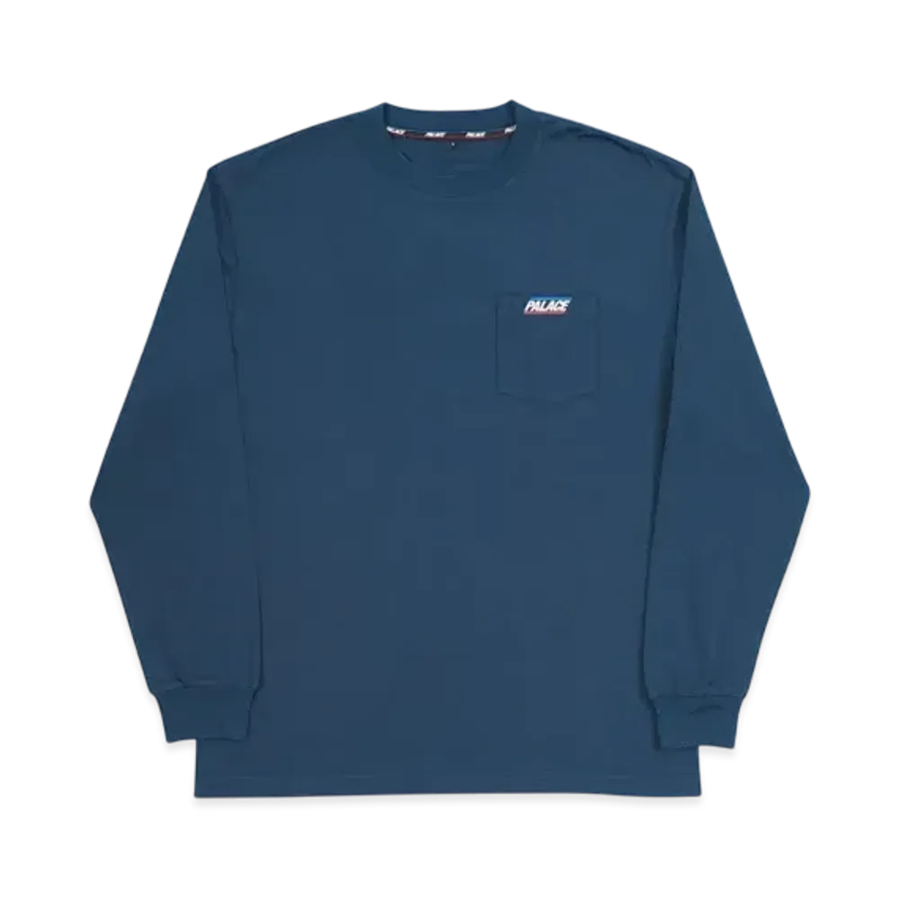 PALACE Basically a Pocket Longsleeve "Navy"