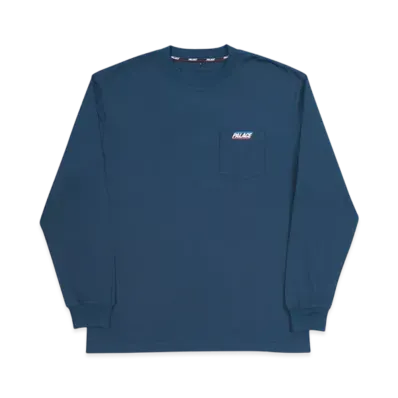 PALACE Basically a Pocket Longsleeve "Navy"
