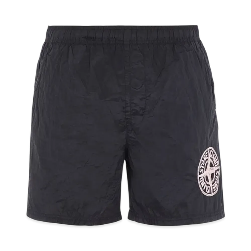 Stone Island B0948 Stitches Five Embroidery Nylon Metal In Econyl Regenerated Nylon Swimming Trunk - 23SS "Navy Blue"