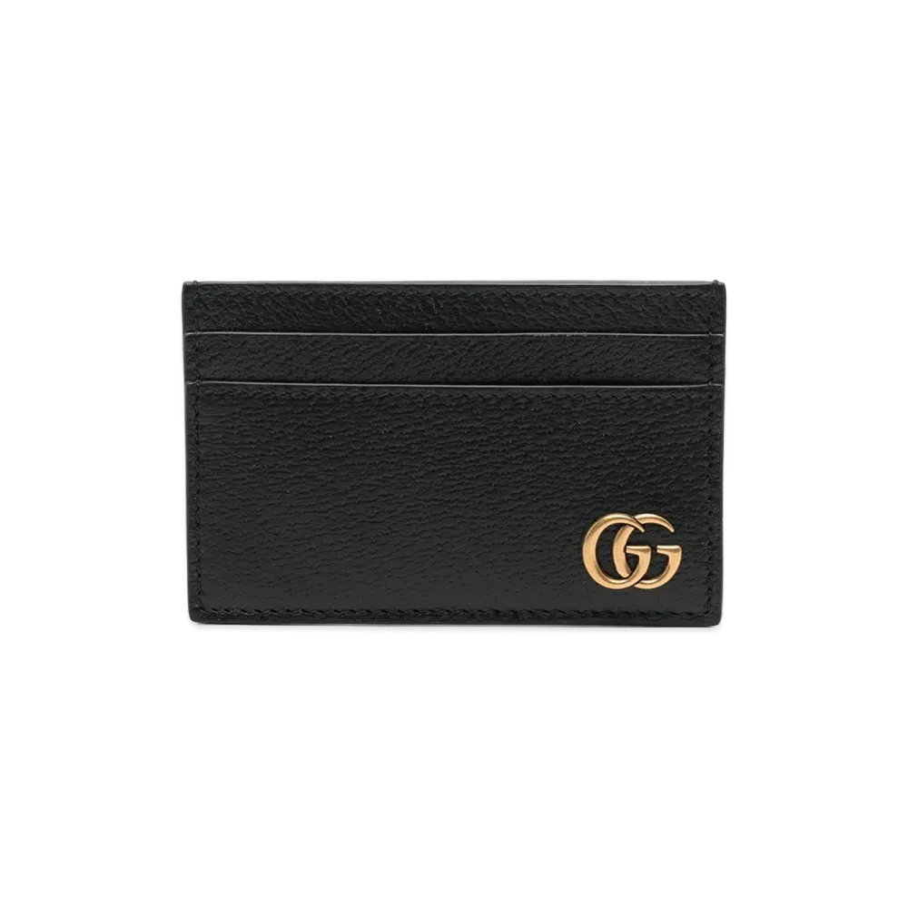 GUCCI 'GG Marmont' Card Holder "Black"