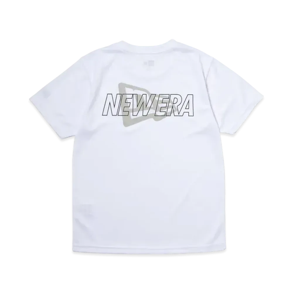 NEW ERA Youth Short Sleeve Tech T-Shirt Overlap Logo "White"