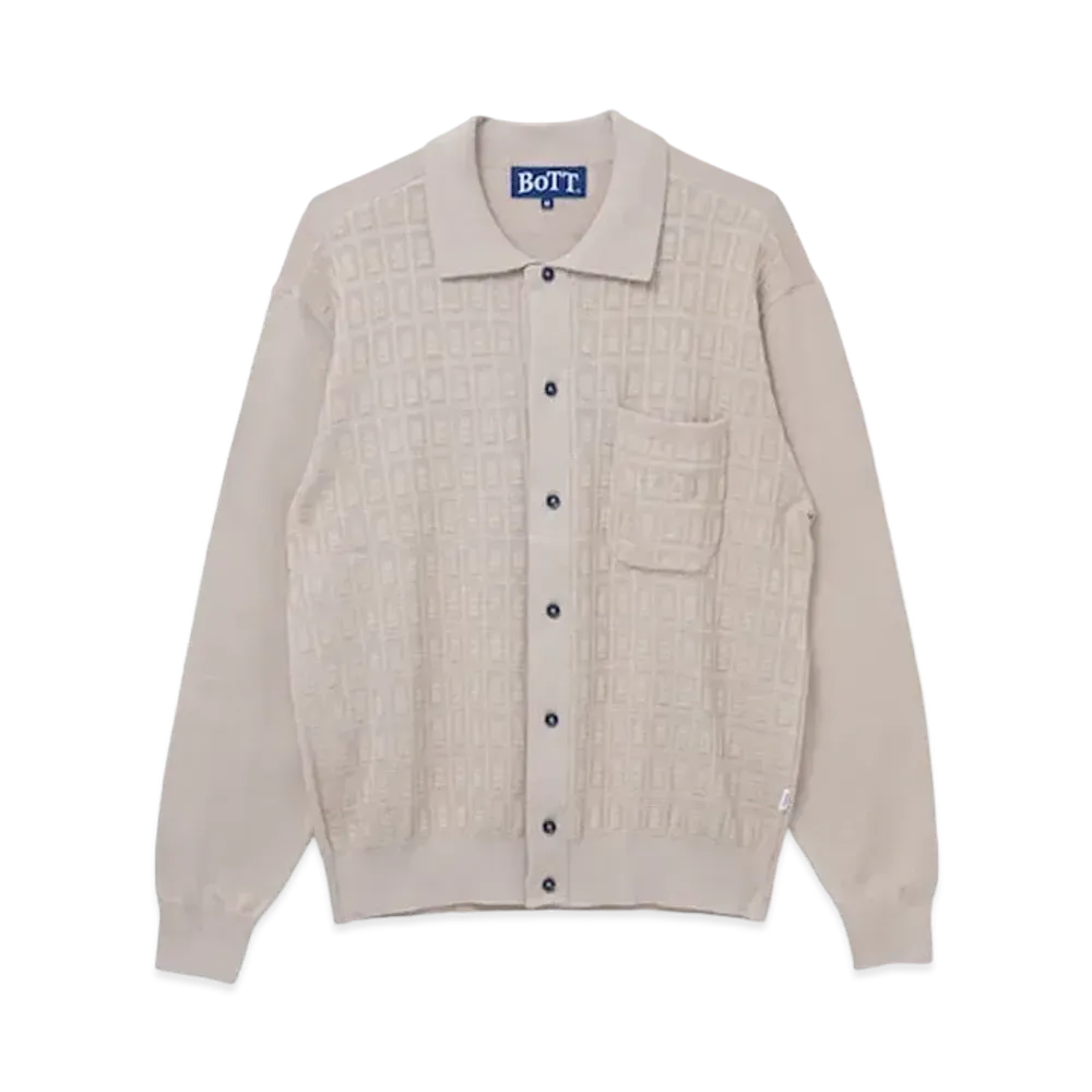 BoTT Button Down Knit Polo "Putty"